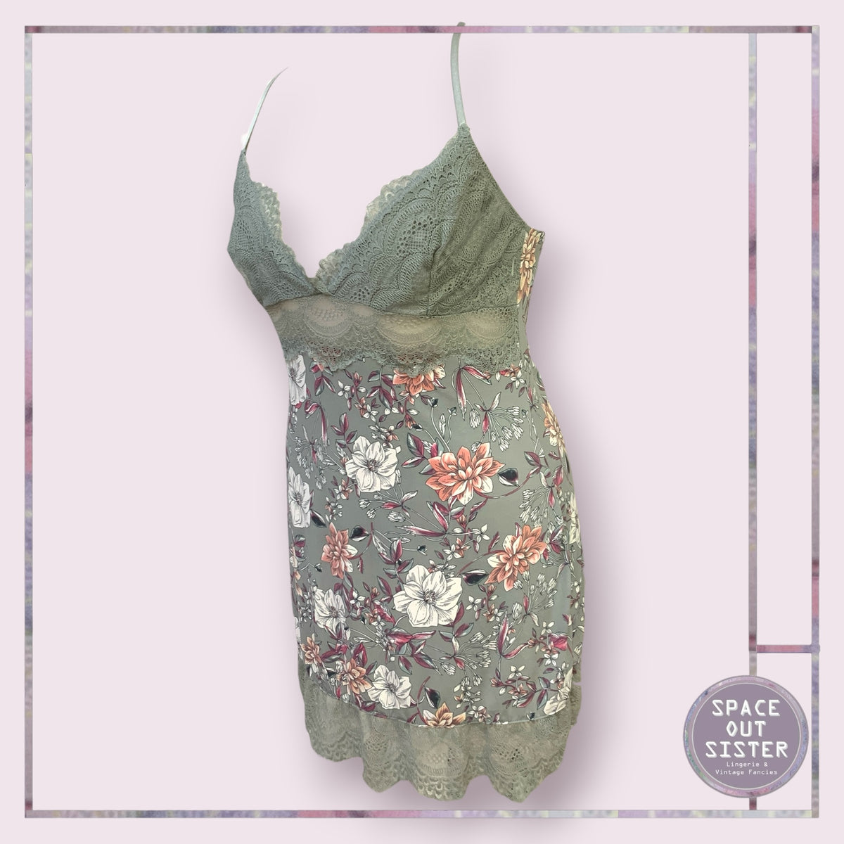 Pre-Loved Sage Green Nightdress