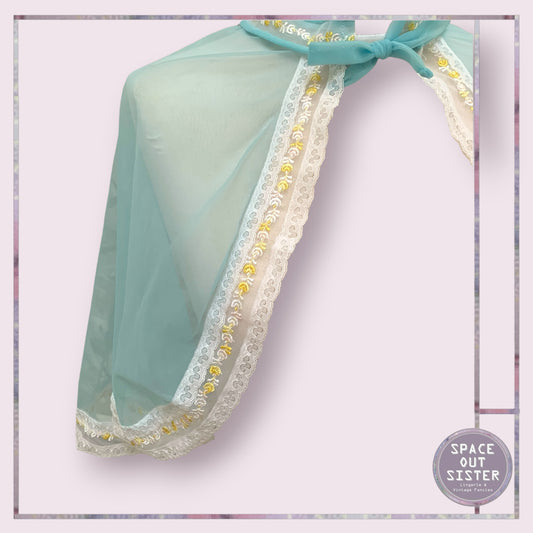 Vintage Light Blue Capelet
