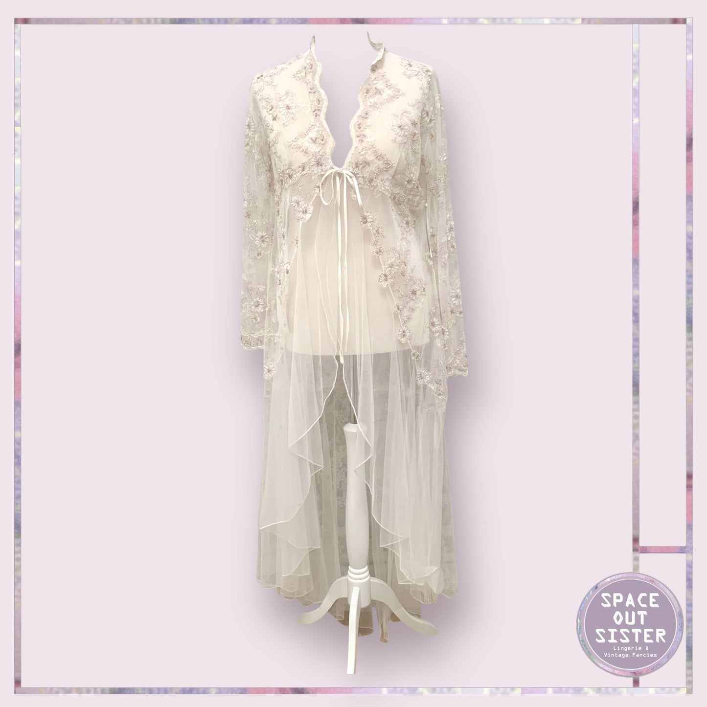 Beaded Waterfall Negligee