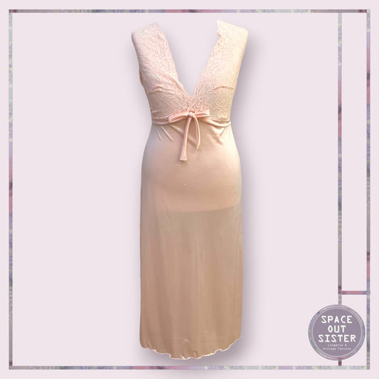 Vintage Italian Plunge Nightdress