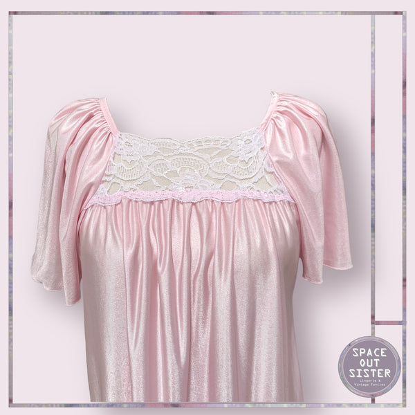 Vintage Satin Pink Nightdress