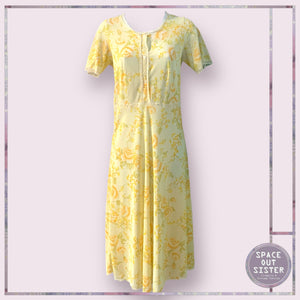 Vintage Lemon Print Nightdress