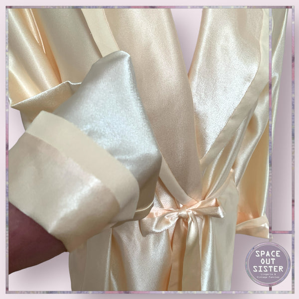 Vintage Liquid Satin Robe