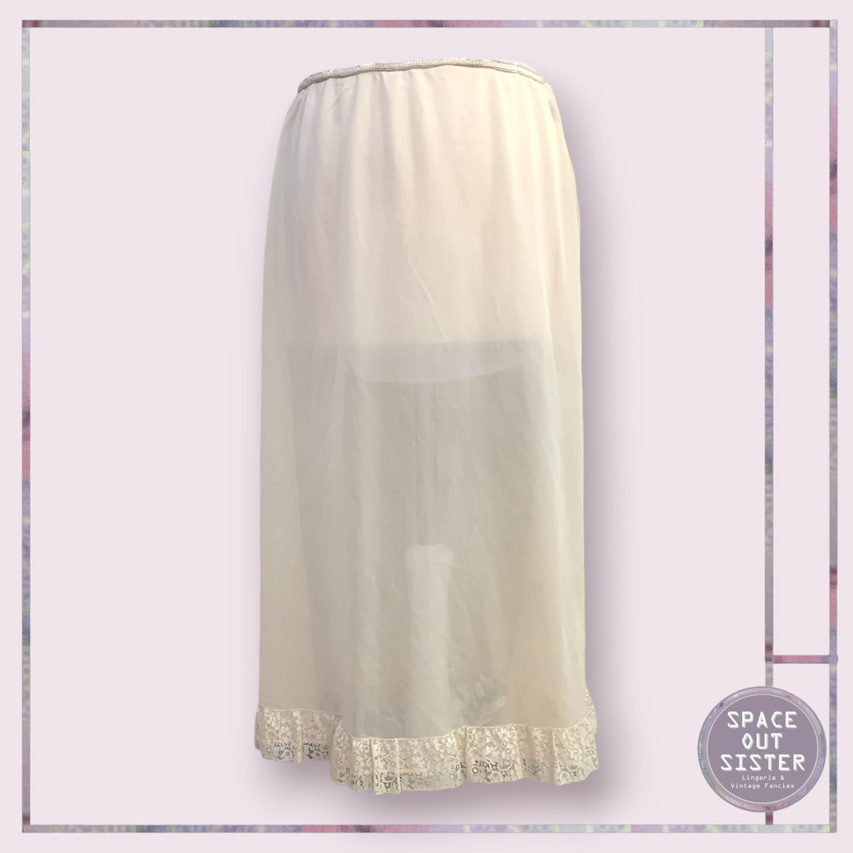 Vintage Caramel Half Slip