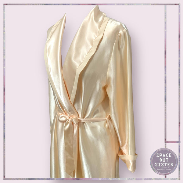 Vintage Liquid Satin Robe