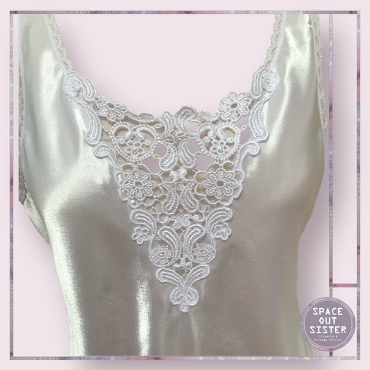 Vintage Guipure Satin Camisole