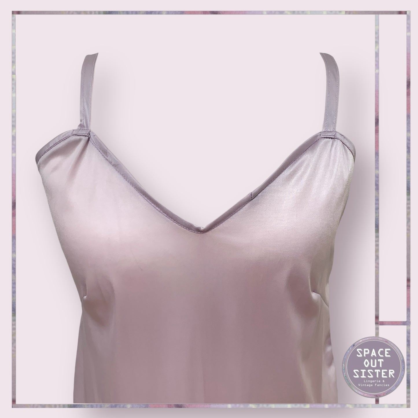 Vintage Lilac Slip Dress