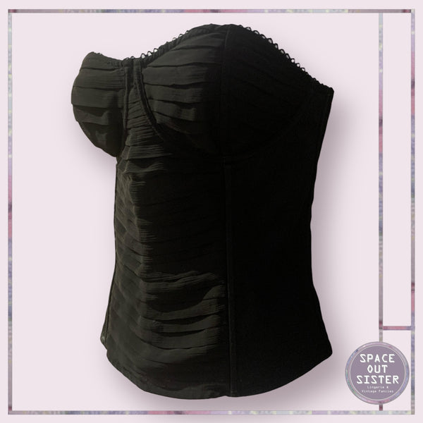 Vintage Pleated Bustier
