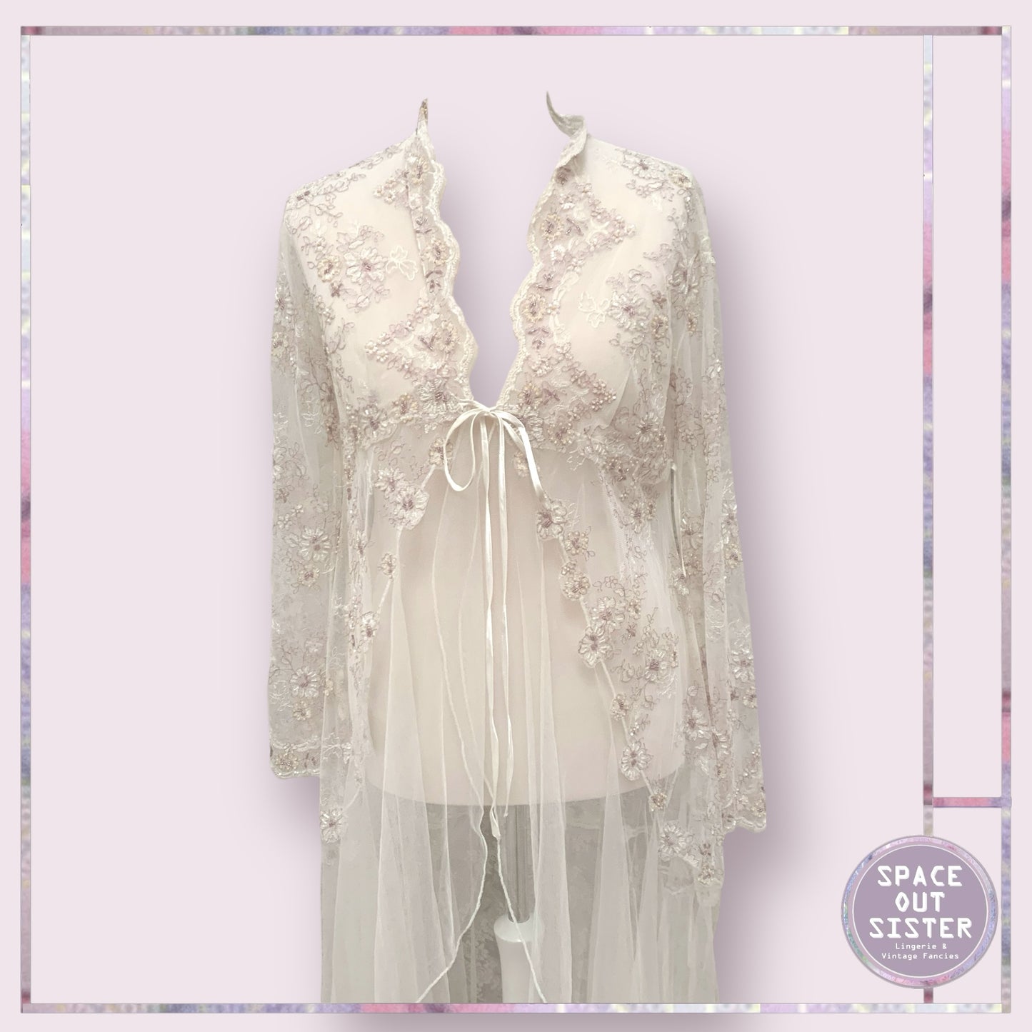 Beaded Waterfall Negligee