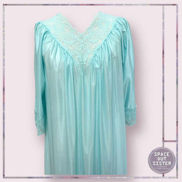 Vintage Lush Seagreen Nightdress