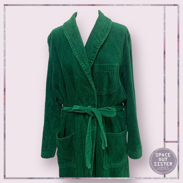Vintage Vossen Forest Green Robe