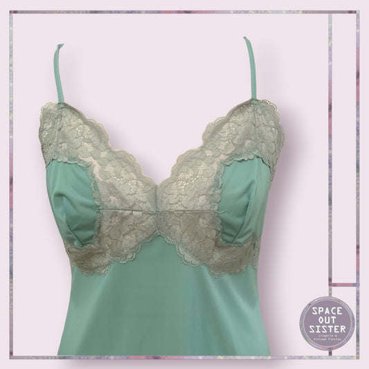 Vintage Miss Green Slip