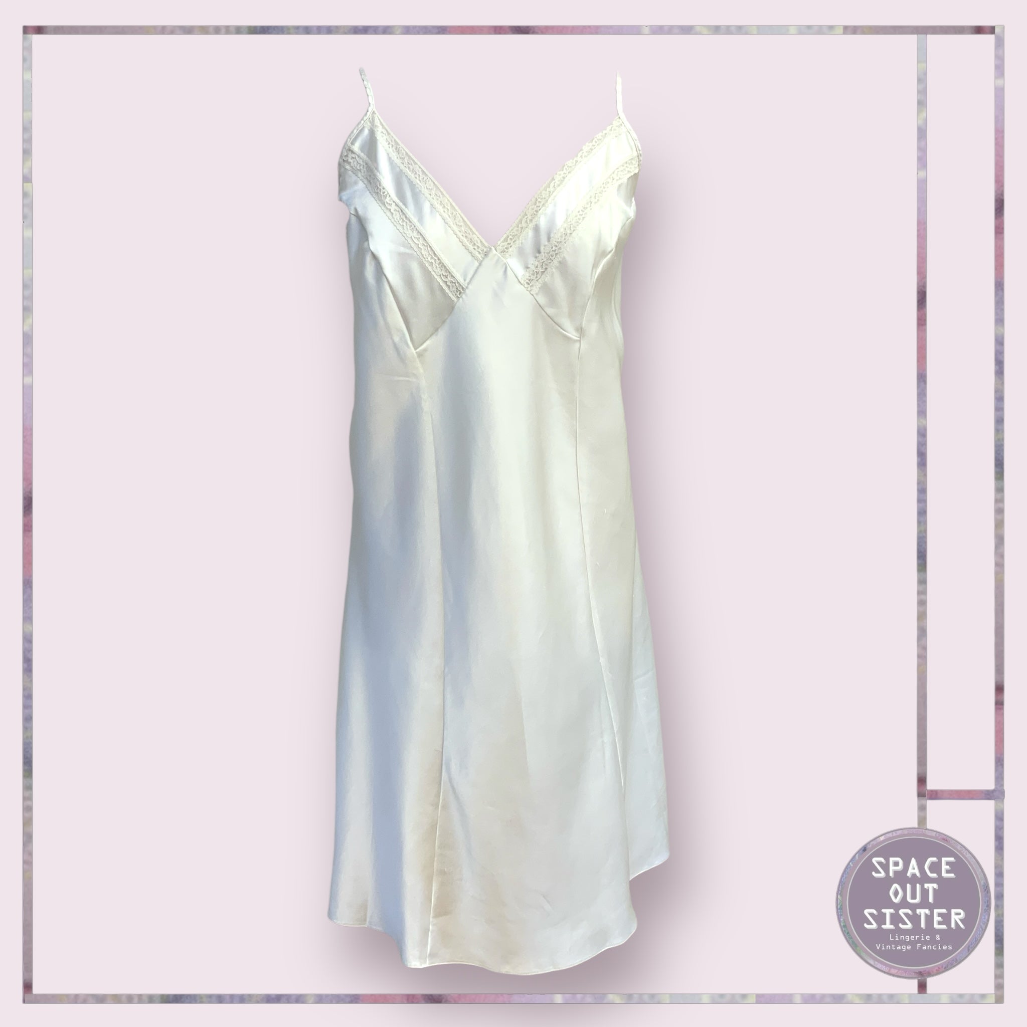 Vintage Satin Slip Dress