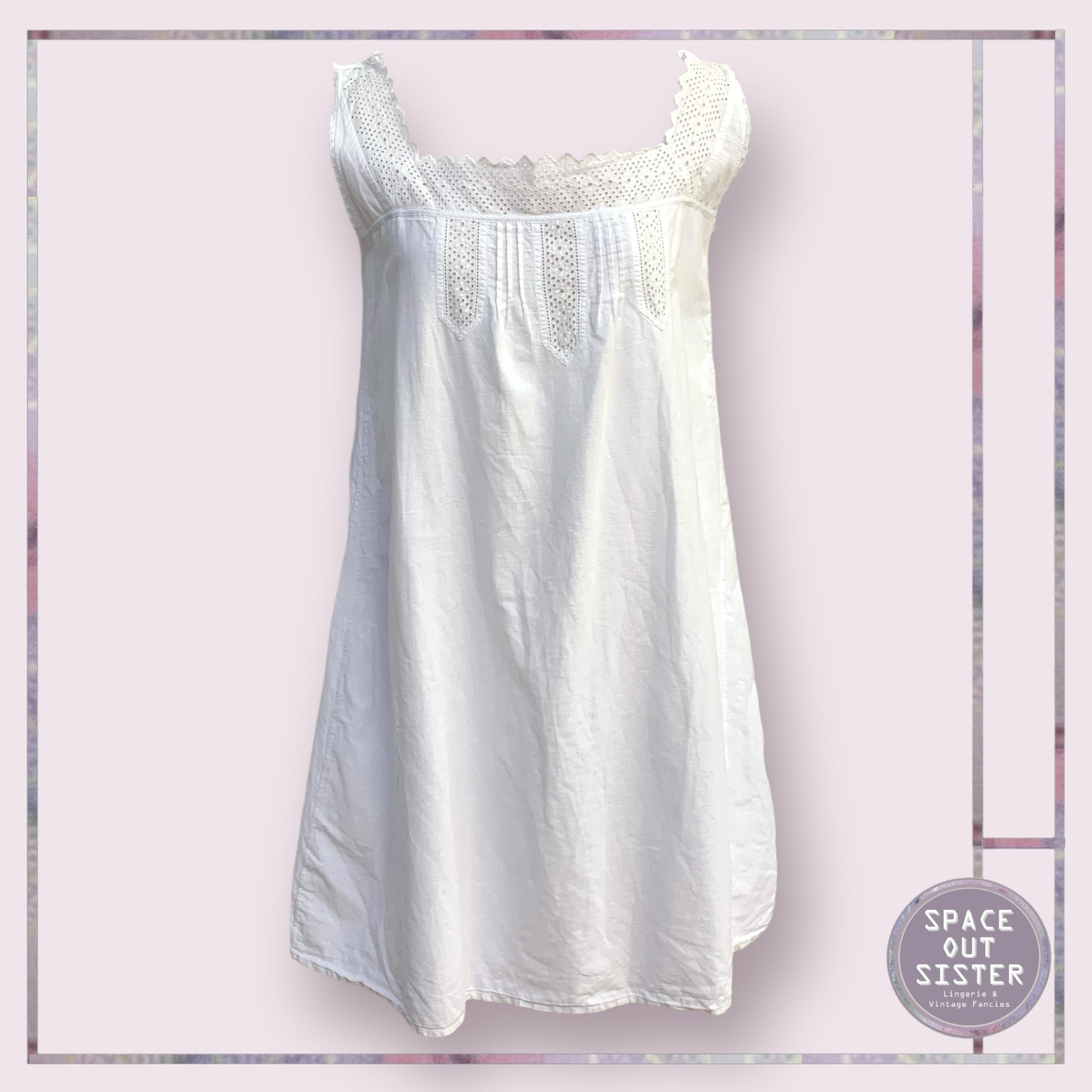 Antique White Cotton Chemise
