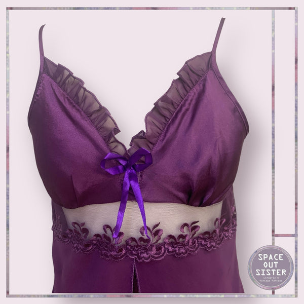 Vintage Purple Slip Dress