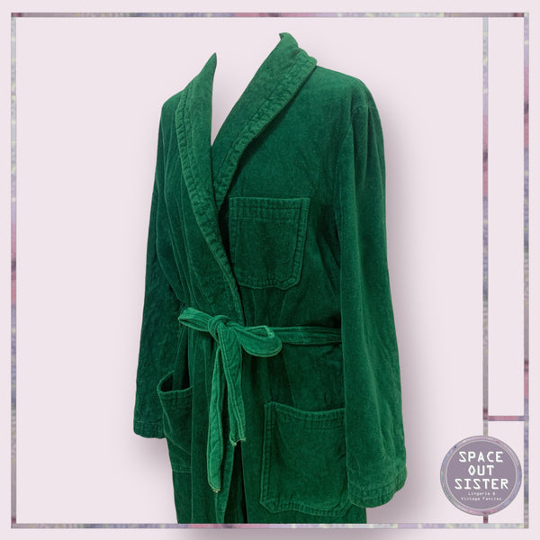 Vintage Vossen Forest Green Robe