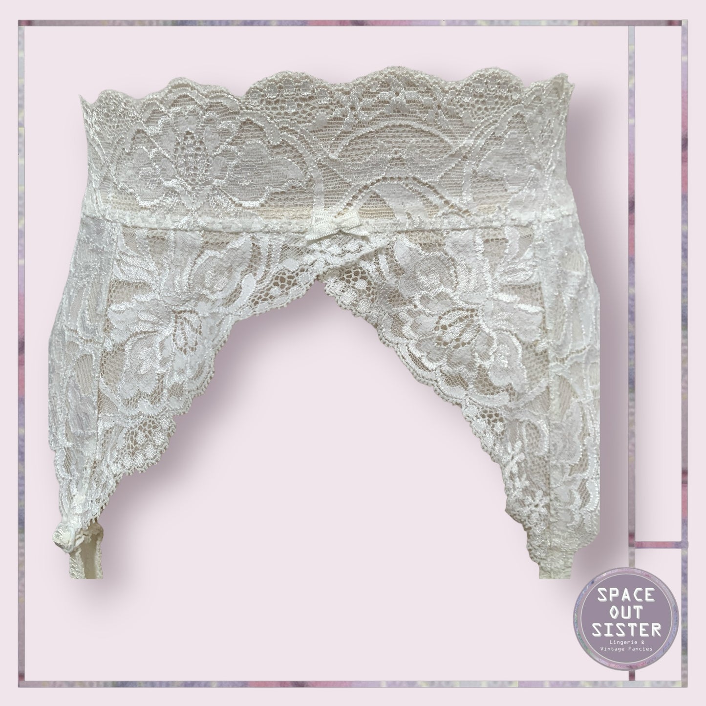 Mec White Garter Belt