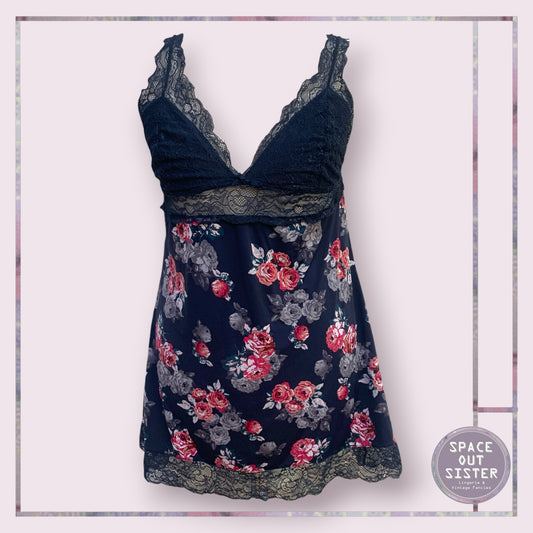 Pre-Loved Navy Bloom Nightdress