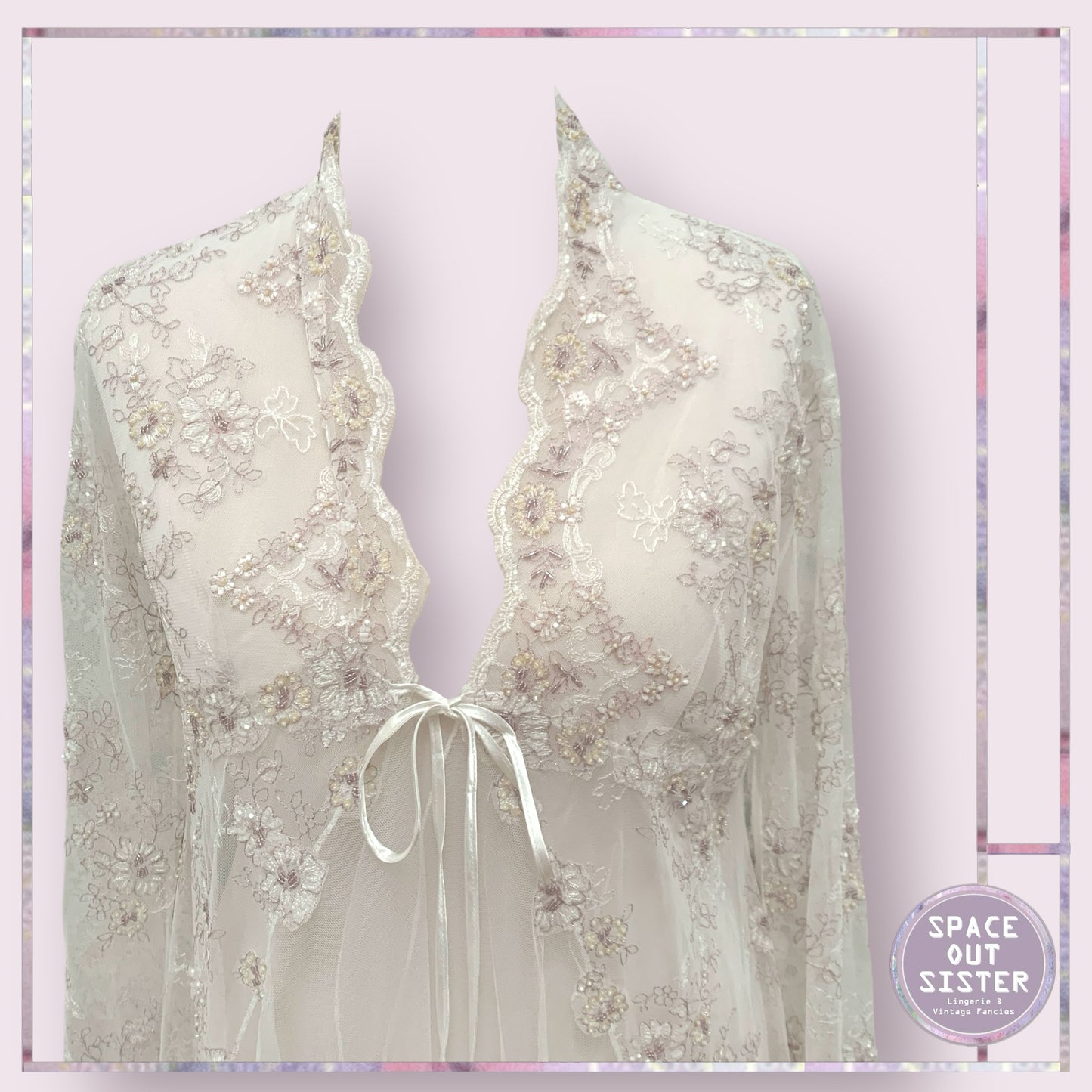 Beaded Waterfall Negligee