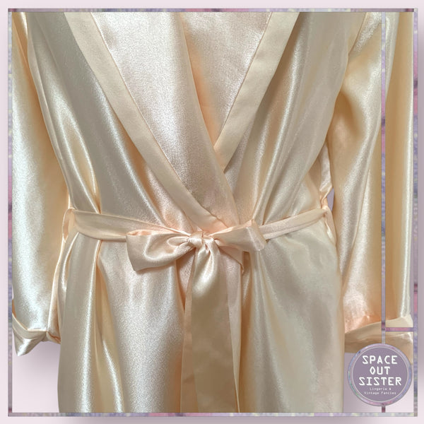 Vintage Liquid Satin Robe