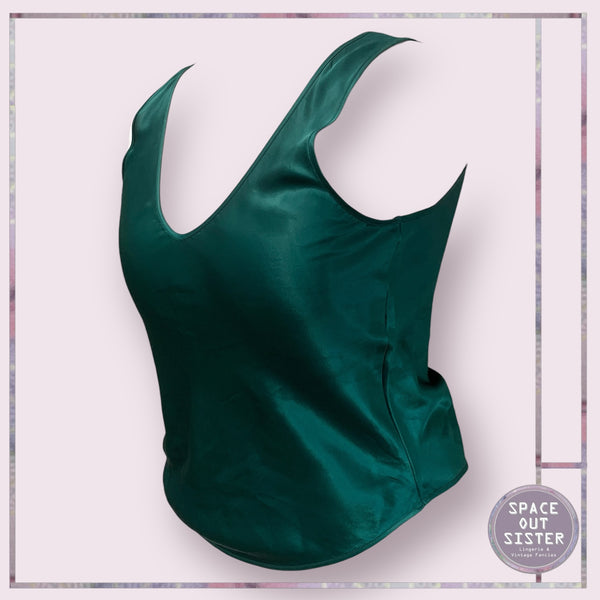 Vintage Cabernet Forest Green Camisole