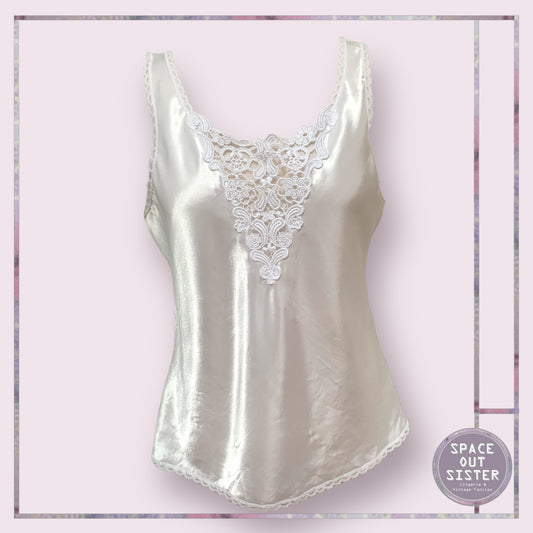 Vintage Guipure Satin Camisole