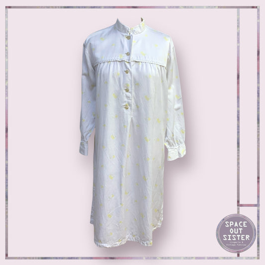 Vintage Lemon Rose Nightdress