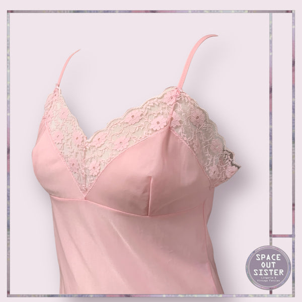 Vintage Daisy Pink Slip