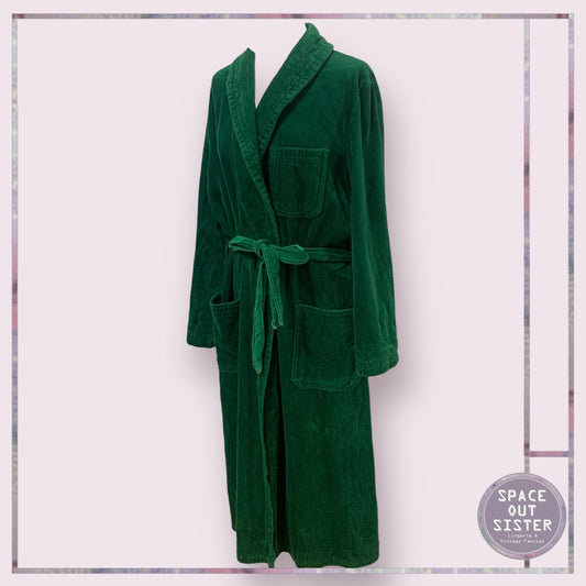 Vintage Vossen Forest Green Robe