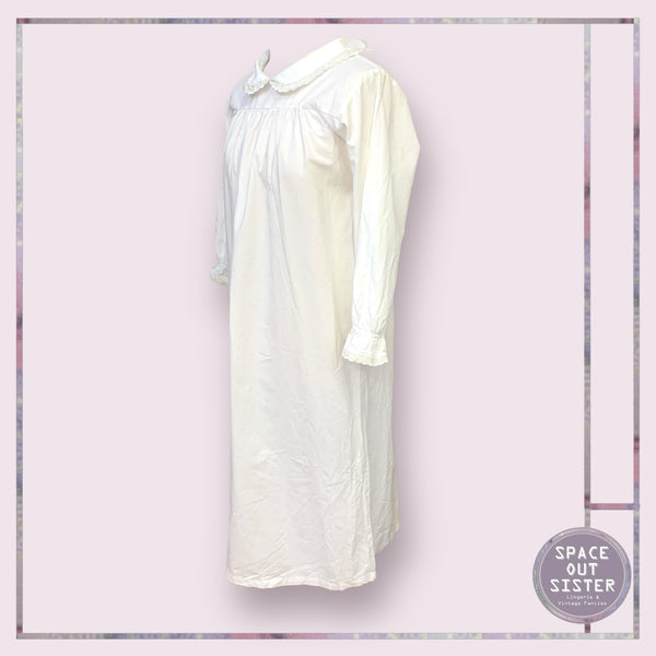 Vintage Cotton White Nightdress