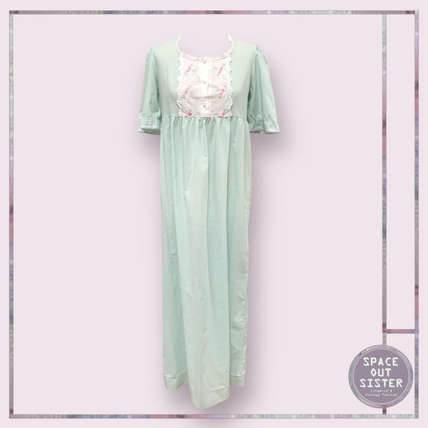 Vintage Pearl Button Mary Nightgown