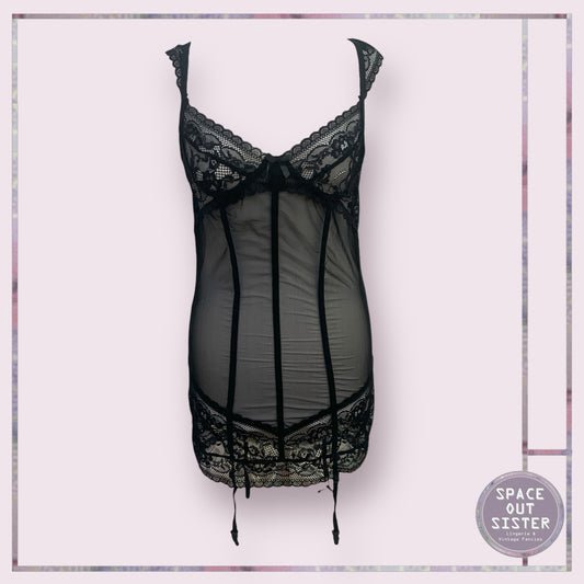 Black Sheer Lingerie Dress