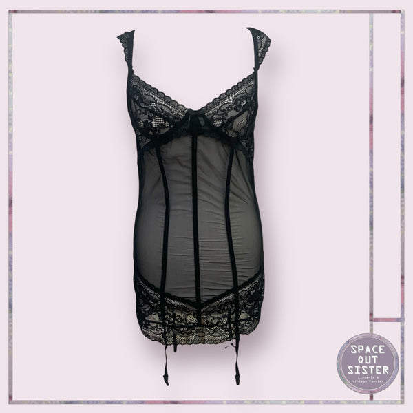 Black Sheer Lingerie Dress