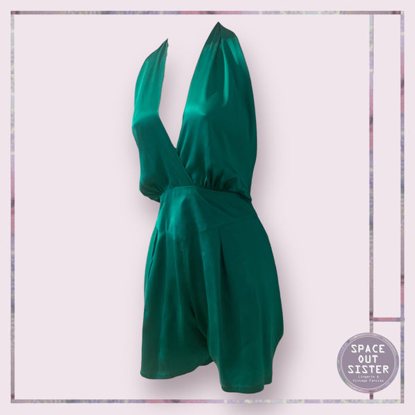 Emerald Silk Playsuit