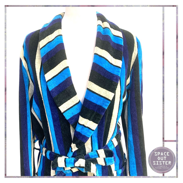 Vintage Cawo Stripe Robe