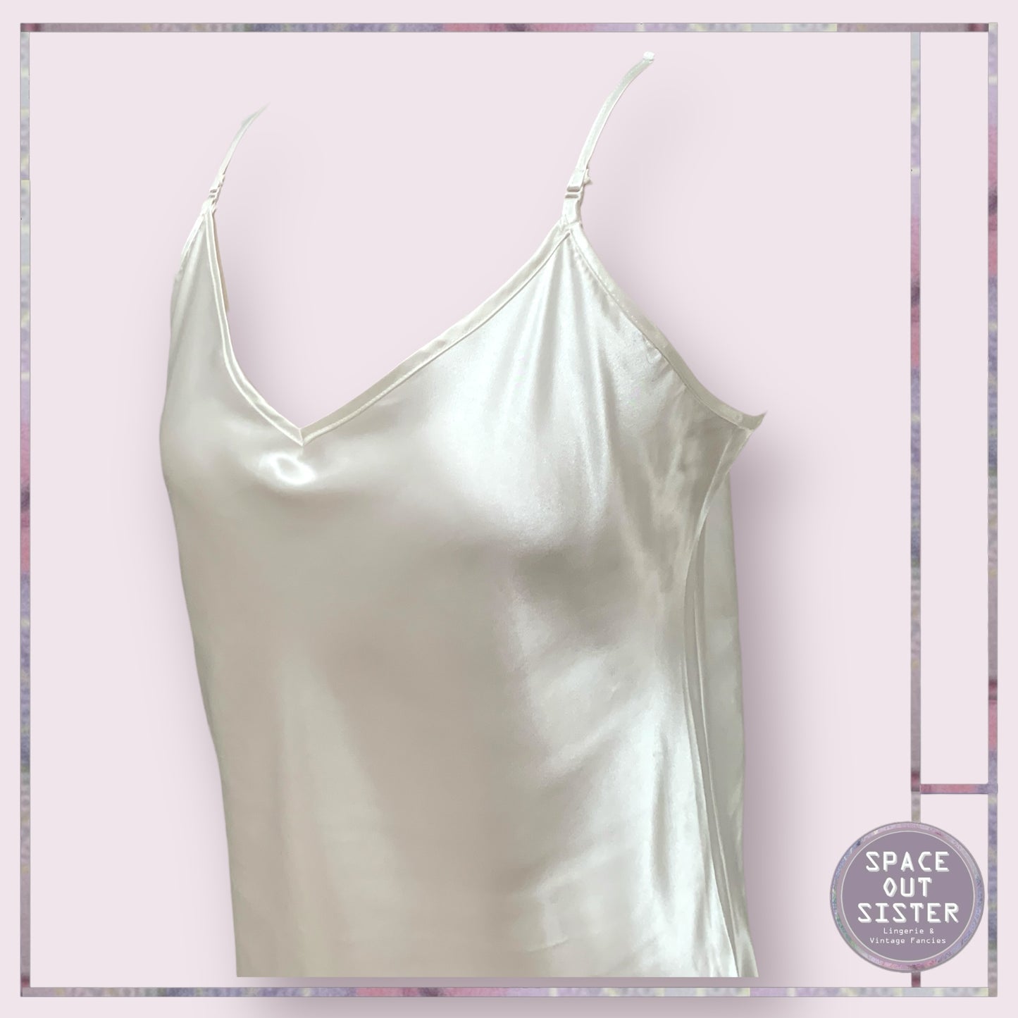 Vintage Ivory Slip Dress