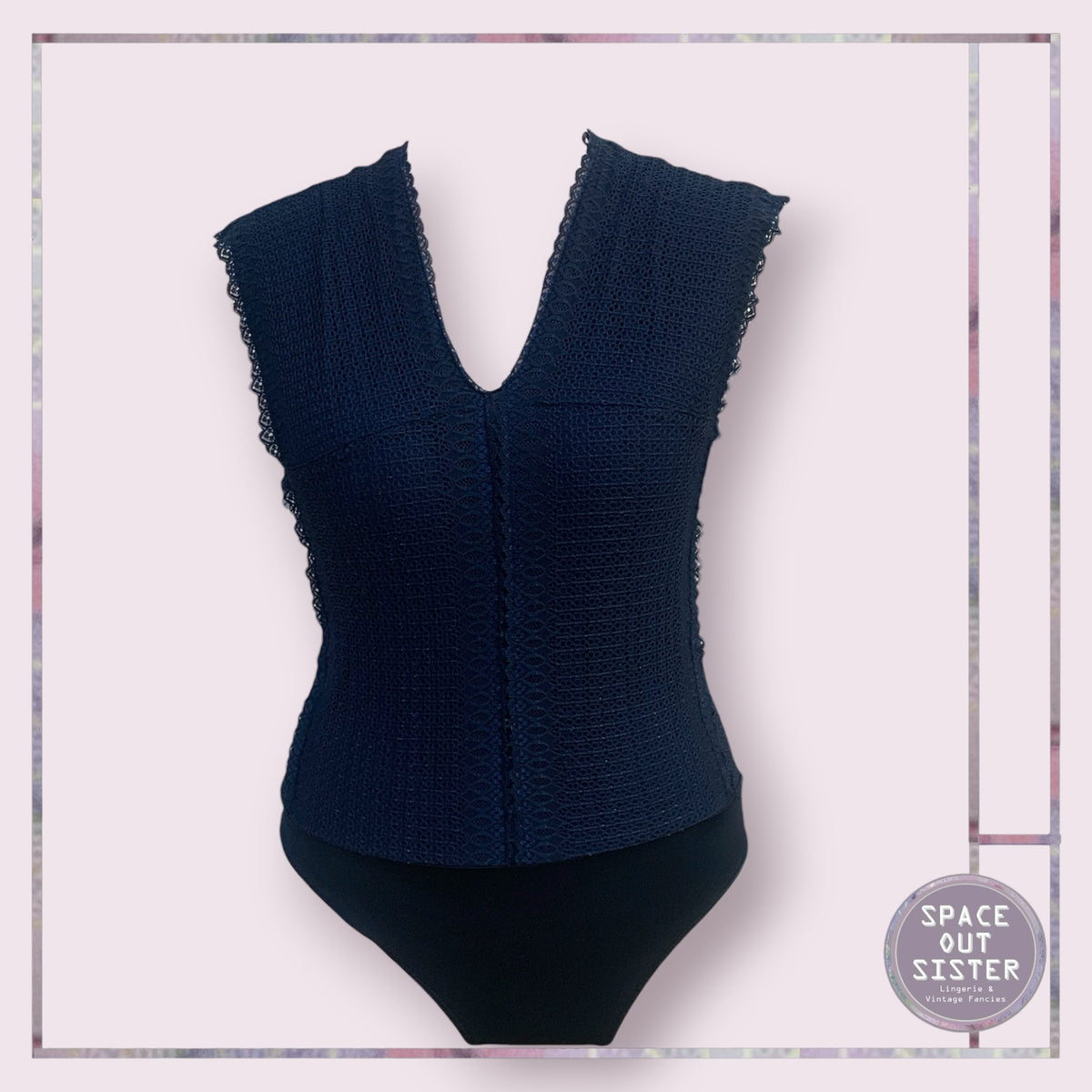 Pre-Loved Navy Bodysuit