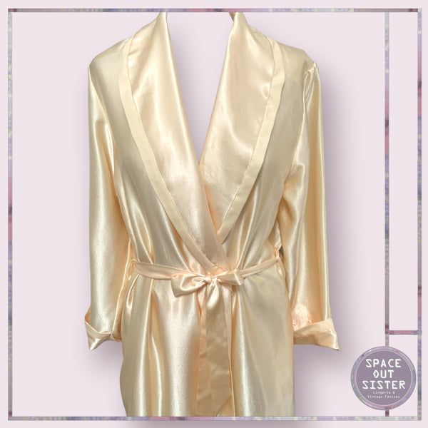 Vintage Liquid Satin Robe