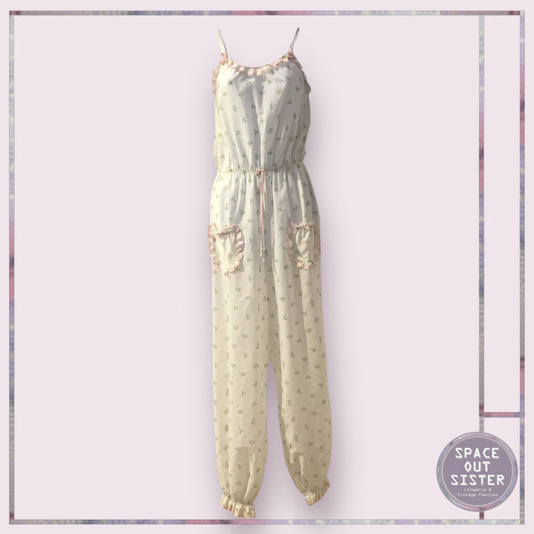 Vintage Floral Jumpsuit