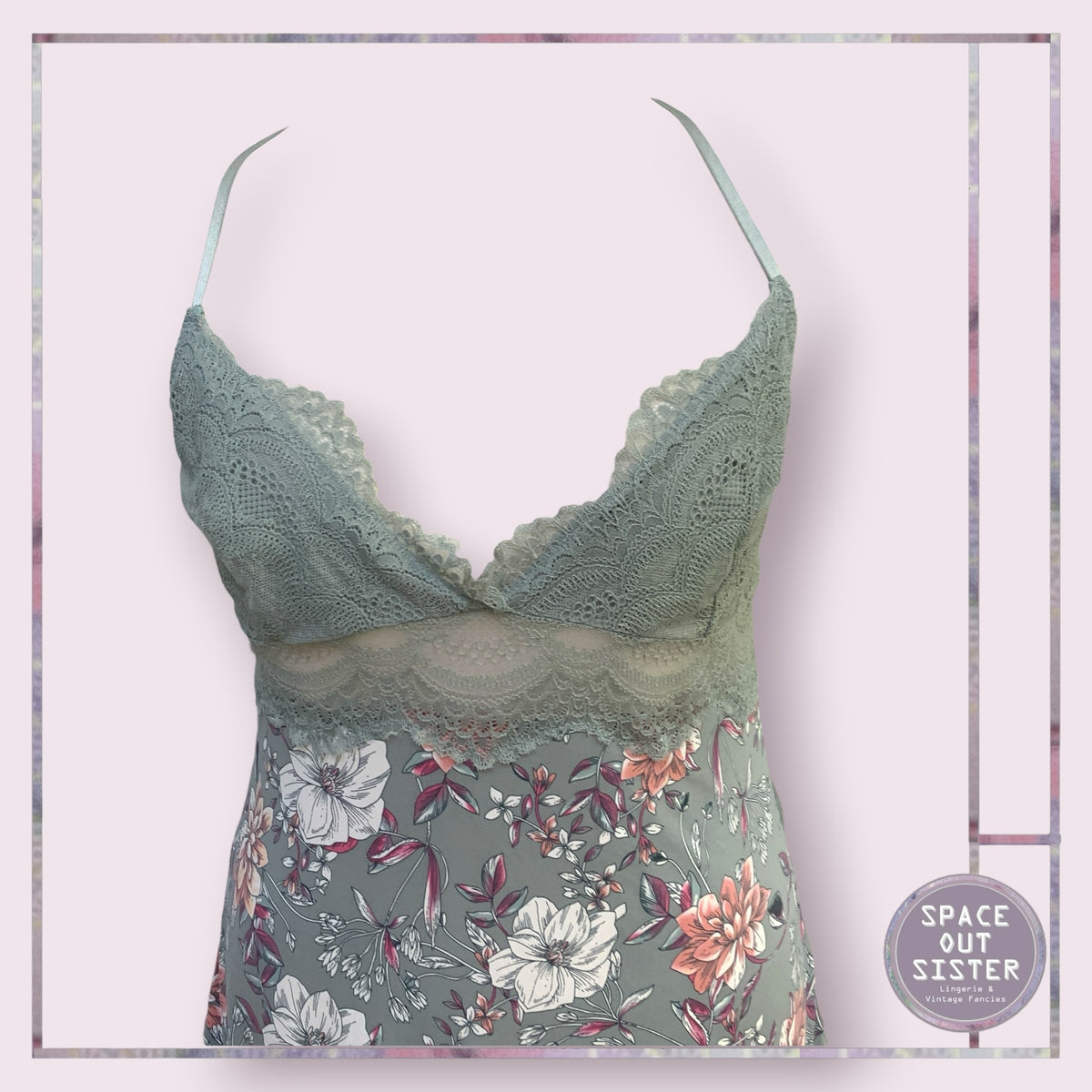 Pre-Loved Sage Green Nightdress