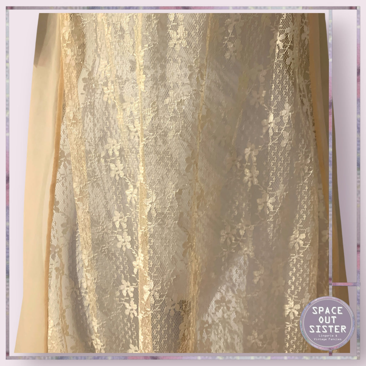 Vintage Fitted Caramel Slip