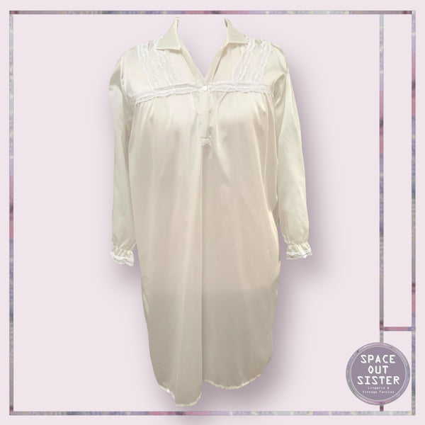 Vintage Satin Confezoni Marisa Nightshirt
