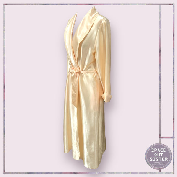 Vintage Liquid Satin Robe