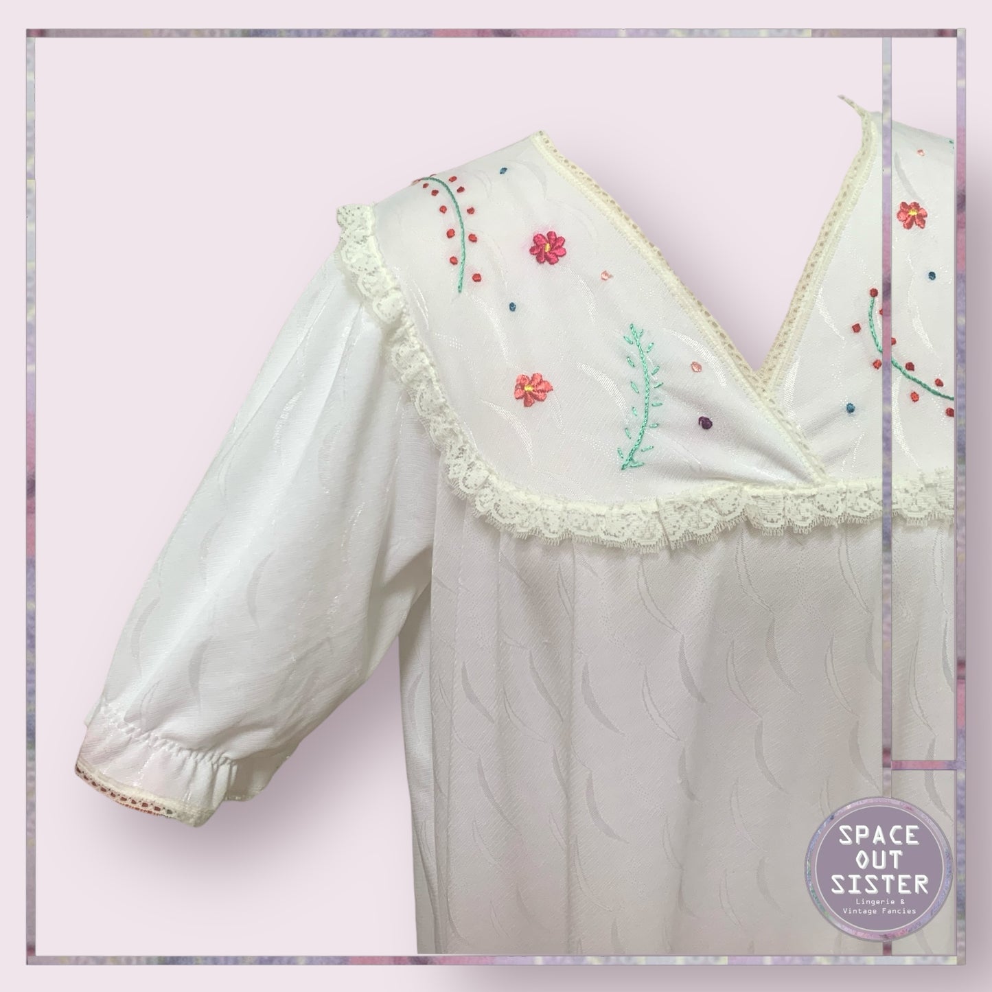 Vintage Needlework Nightdress