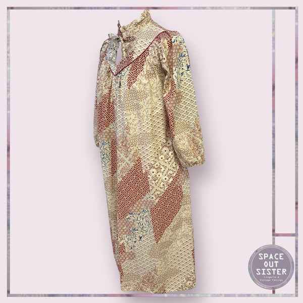 Vintage Cotton Abstract Nightdress