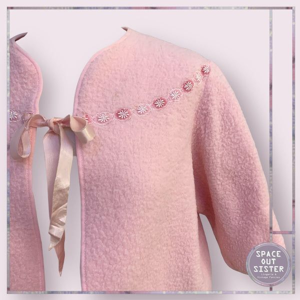 Vintage Fleece Bed Jacket