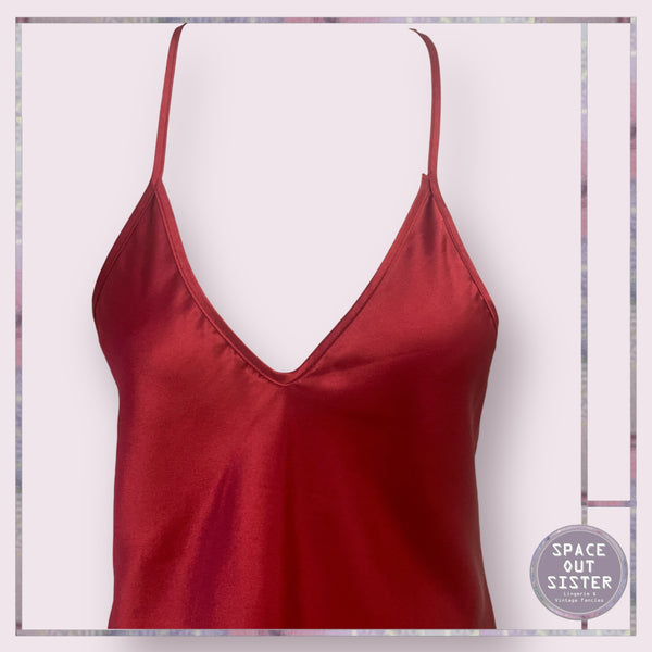 Vintage Racer Back Slip Dress