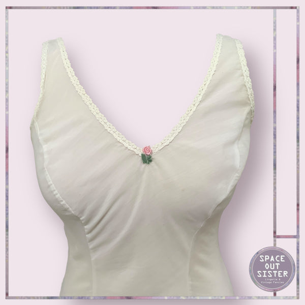 Vintage Mary Rosebud Slip