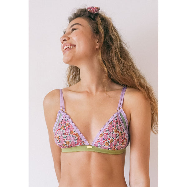 New Mary Soft Triangle Bralette By Nette Rose