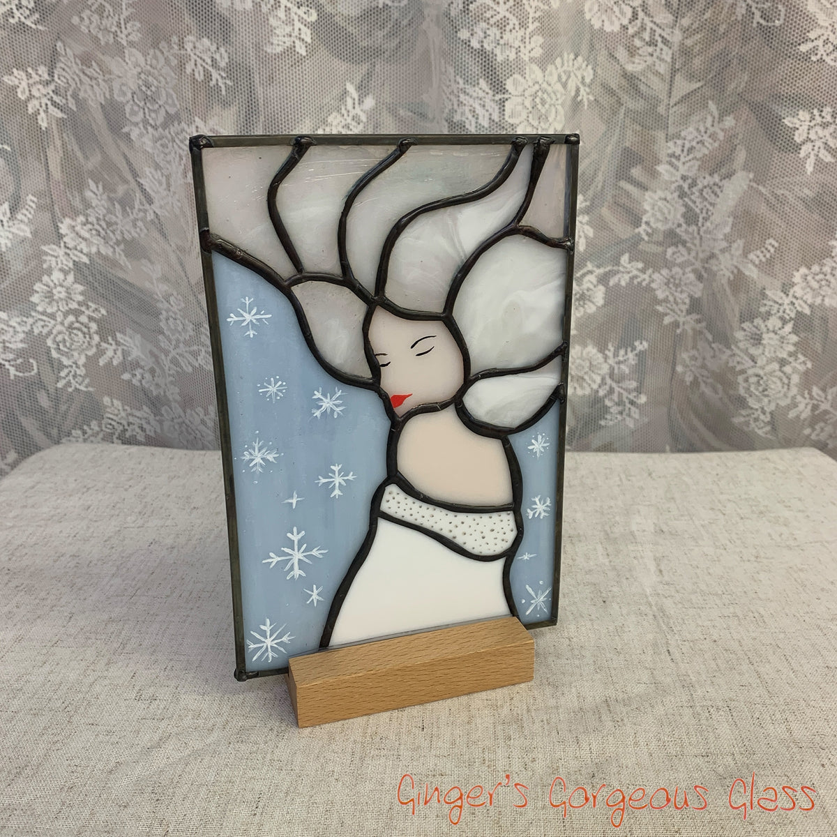 Ice Queen by Ginger's Gorgeous Glass